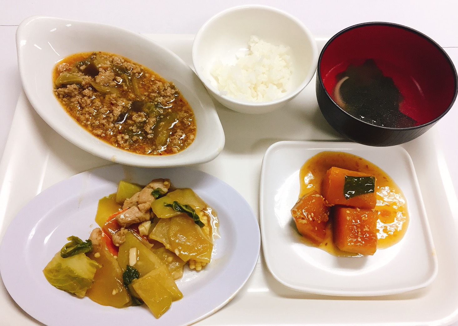 2019年10月3週目と10月4週目のお食事紹介