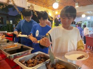 ジュニアキャンプ中のお食事をご紹介！
